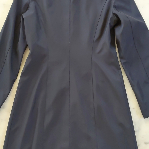 NWOT. Dark Navy Blue Thick Polyester Coat with Lining and Pockets. - Picture 8 of 9